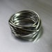 wire wrapped mens wedding ring