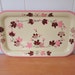 vintage pink maple leaf tray