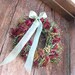 CELOSIA dried flower WREATH for AUTUMN