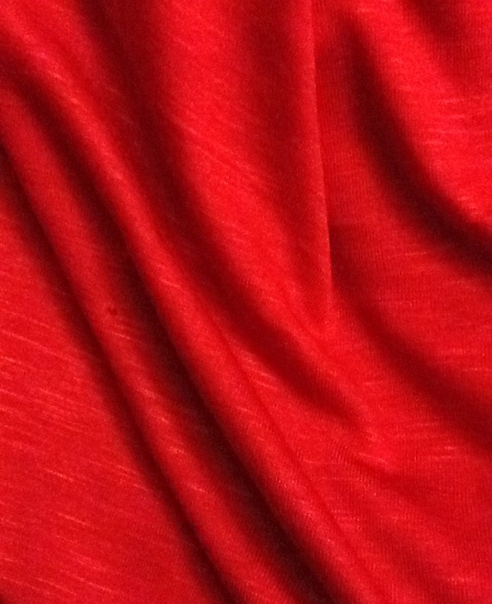 RED JERSEY Knit Fabric 1 yards