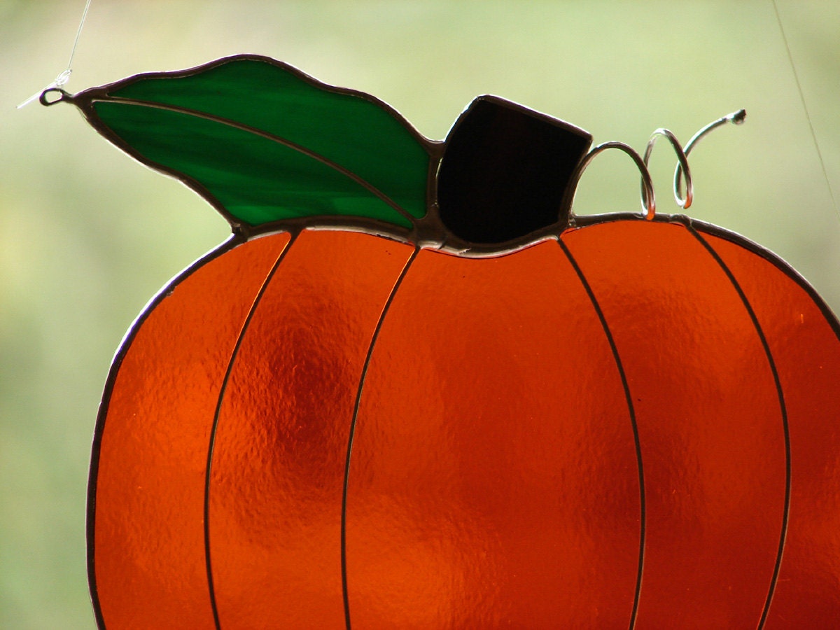 Stained Glass Pumpkin