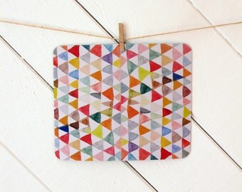 mousepad / Mouse Pad / Mat - Watercolor Triangles Tapestry