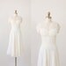 White Tulle & Lace VIntage Wedding Dress