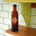 Vintage Orange Crush Brown Ribbed Glass Soda Bottle, Circa 1970s