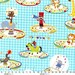 Michael Miller Pierre's Famous Traveling Circus, Three Ring Circus Multi Fabric - 1 Yard