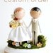 custom wedding cake topper - order for - KARENMIN