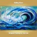 Huge Rolling Ocean Wave, Contemporary Sesacape ocean blue, Original acrylic painting 36x24x1.6