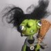 Wilma the Witch Ooak needle felted art doll