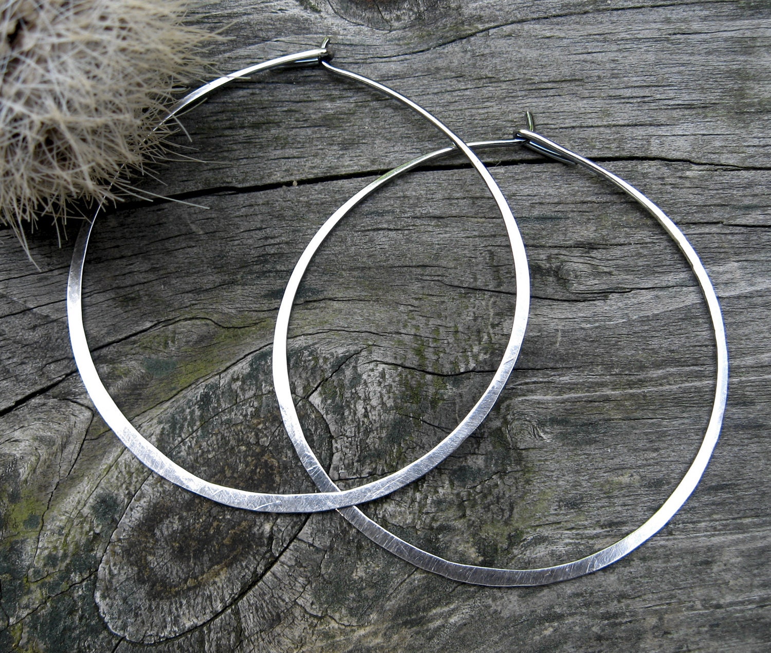 1 1 2 inch sterling silver hoop earrings