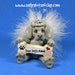 Weimaraner Angel Dog Christmas Bone Ornament Sallys Bits of Clay PERSONALIZED FREE