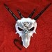 Southwestern Dragon Skull Leather Mask ... original limited edition handmade leather mask