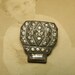 Vintage Dress Clip Rhinestone Pot Metal