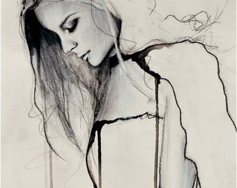 Fade - Fashion Illustration Art Print