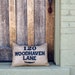 Burlap Charley Address Pillow