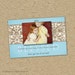 happy new year photo card, custom, blessed