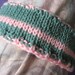 CLEARANCE SALE - Hand Knit Headband - Loving Heart Band - Vegan Friendly Yarn - Size Fits Most