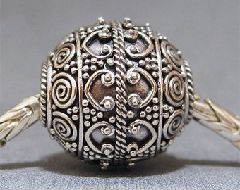 Sterling Silver Bead No. 11 Spacer European Charm Big Hole Bead