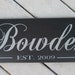 Family Name Sign, Last Name Sign, family Established wood sign personalized sign wedding gift