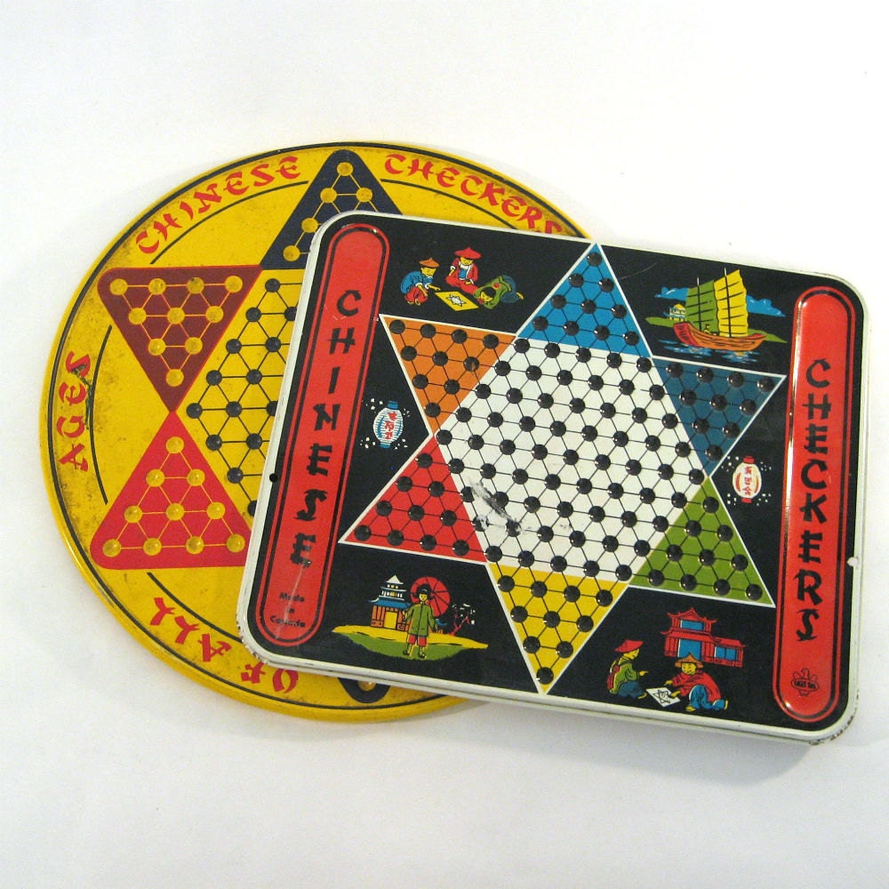 vintage chinese checkers board vintage chinese checkers board