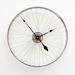 Recycled Bike Wheel clock