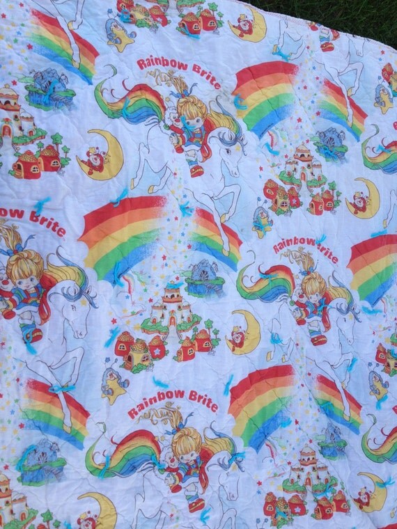Rainbow Brite Blanket