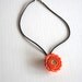 Bridesmaid Gift - Orange Ranunculus Necklace