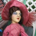 Antique Boudoir Doll from the 1920s With Feather Hat and Shoes too Price reduced