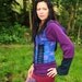 DeStroYed HoodiE, Pixie Hood, FesTiVaL ClothinG, Hand Dyed Eco-Gypsy Top