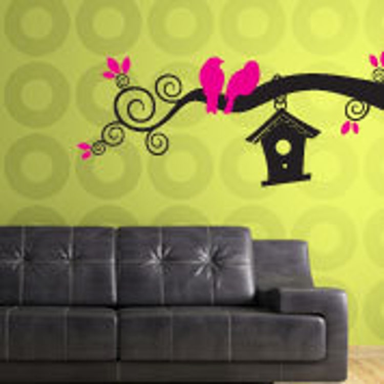Tree Branch Vinyl Wall Decal 45 Whimsy by RightOnTheWalls on Etsy