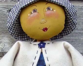 CF168 Moonbeam - PDF ePattern Cloth Doll Pattern, Moon Doll