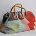 1970s Handbag / Vintage Handbag / Southwestern Tapestry Doctor Satchel