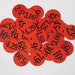 Vintage Price Cards Dime-store Display Flashcard Ephemera Tags 1950 Set of 50