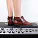Leather Boots / Ankle Boots / Size 6 - 6.5