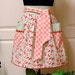 Modern Chic Half Apron, Vintage Flowers - Flair for Cooking Cute Waist Apron