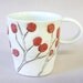 porcelain cup with translucent bottom