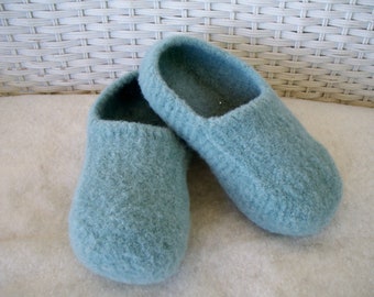 Sea Foam Wool Slippers felted wool slippers womens slippers wool slippers felted slippers wool house shoes boiled wool slippers women