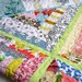 kaleidoscope - shabby chic, pastel, baby girl quilt, lap quilt - echo quilt no.23- Ready to Ship