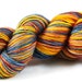 Fiver--hand dyed sock yarn, merino SW, (490yds/100gm)