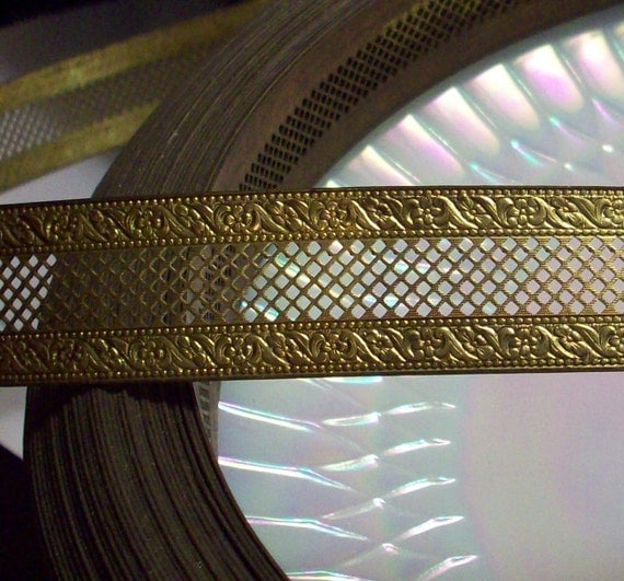 ReseRvEd FoR HaRdY One Yard of Vintage Solid Brass Filigree