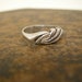 CLEARANCE vintage silver ring size 5.5