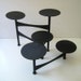 RESERVED for KATE Midcentury iron candle holder contraption.