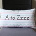 Penmanship Pillow - A to Zzzz
