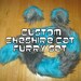 Custom Cheshire Cat Ears and Tail Set Tim Burton Style cosplay, anime, nekomimi