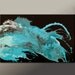 Abstract Art Original Painting 36x24 Contemporary Canvas Art by Destiny Womack - dWo - These Tears Keep Falling ON SALE