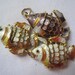 Vintage Wiggle Fish - Articulated Jointed Fish Charms
