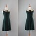 1960s Dress / Vintage 60s Lace Collar Dress / 60s Linen Shift