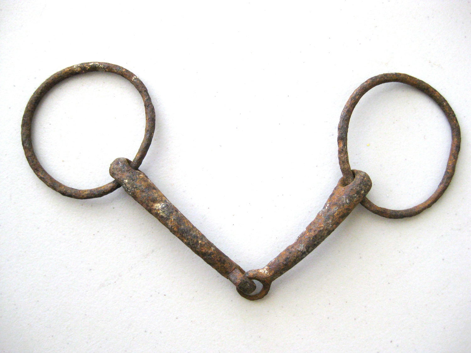 Rusty Vintage Snaffle Horse Bit Western or Cowboy by bunkie71977