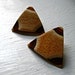 Vintage Wood Post Earrings