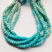 Beautiful Shaded Sleeping Beauty Turquoise, Half Strand, 5-6 mm, Green, Blue, 33 Beads