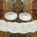 Vintage Wine Glass Coasters or Cuffs Set of 8